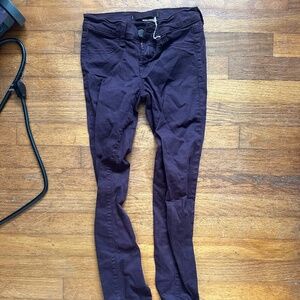 J Brand Girl's Deep Plum Jeans